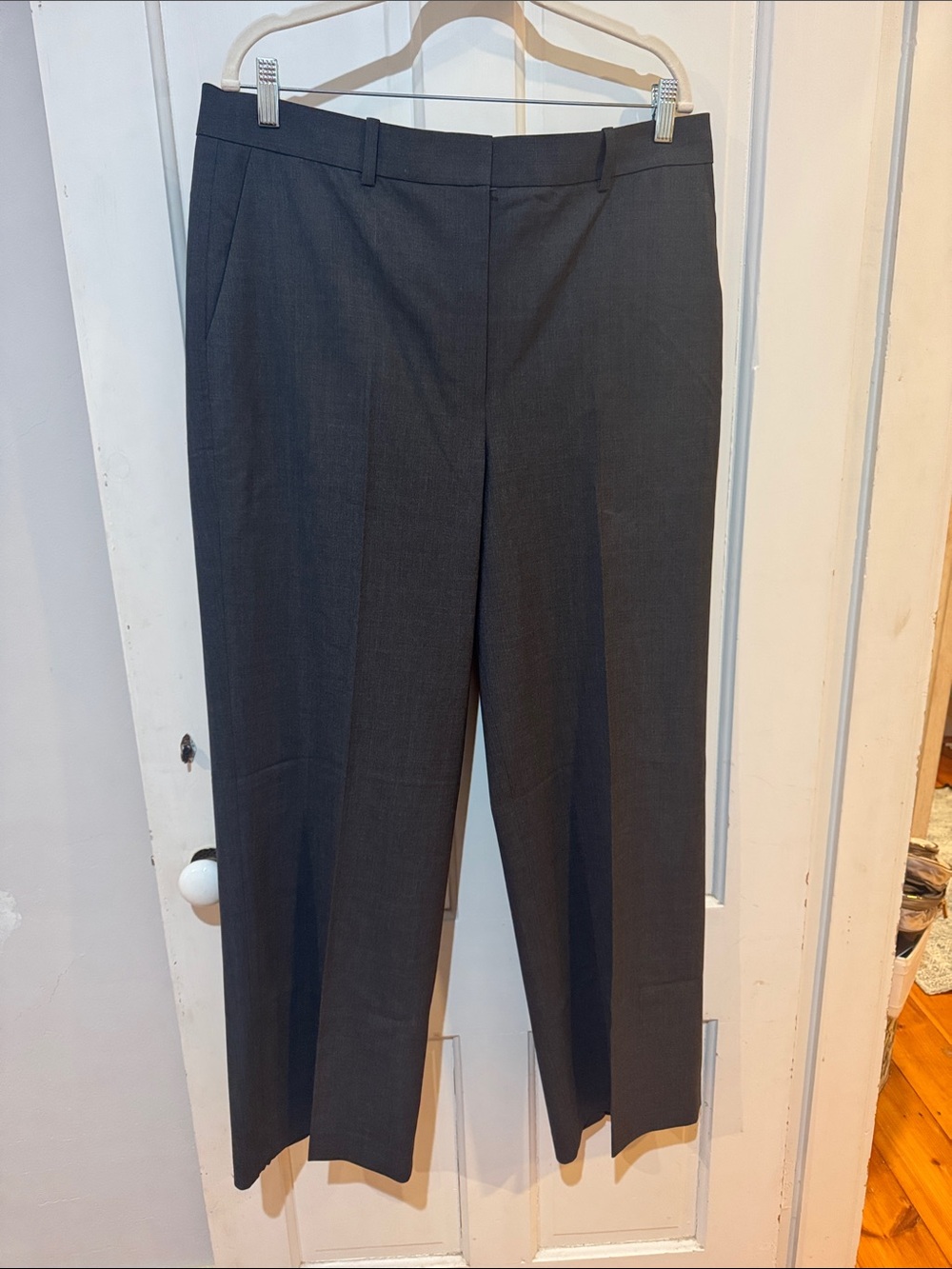 Theory Women's Gray Dress Pants